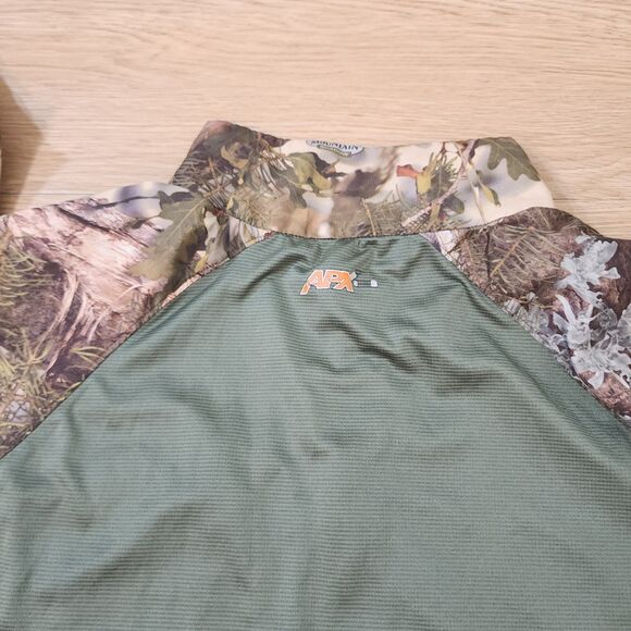 Russell Outdoors APX G2 Light Weight 1/2 Zip Pullover Mens Large Mtn Shadow Camo - Picture 5 of 10